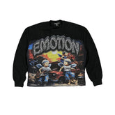 MIXED EMOTION Emotion “Sunrise” thermal Long Sleeve BLACK SWEATERS